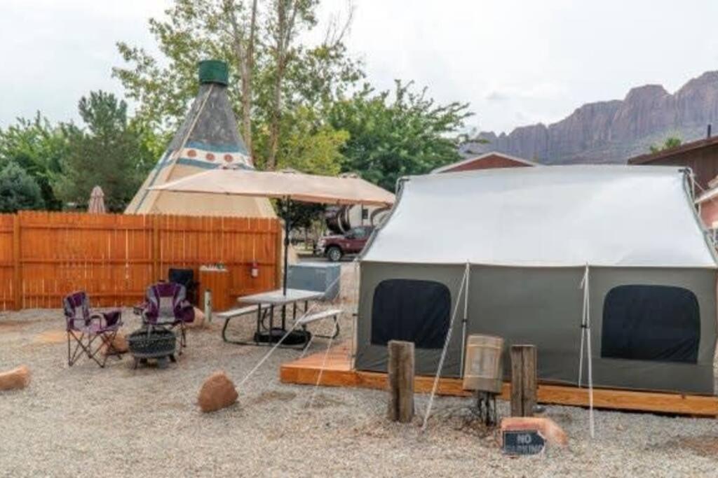 Moab Rv Resort Glamping Setup Tent In Rv Park #4 Ok-T4 ภายนอก รูปภาพ